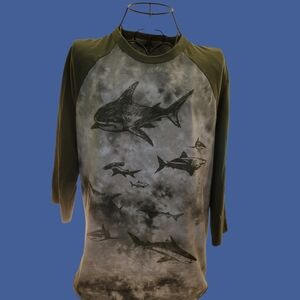 Hybrid & Company Olive Green Shirt